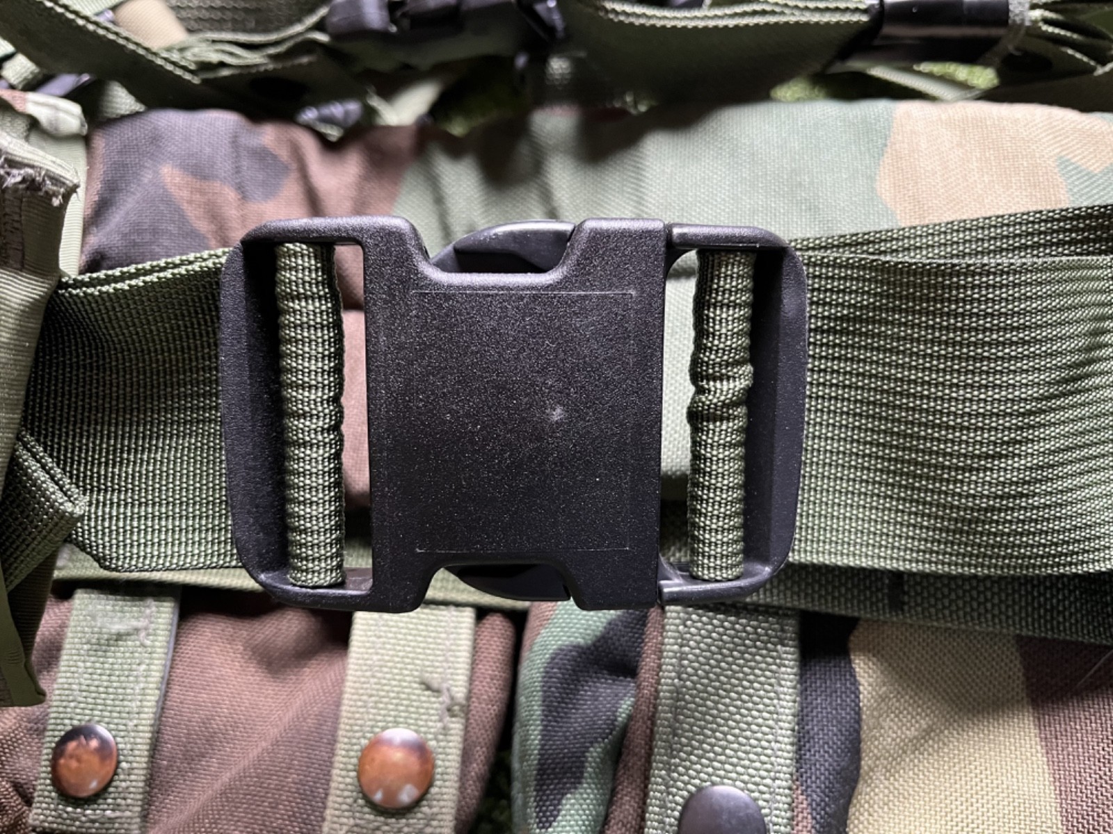 RARE OLDGEN SOF SPEAR Load Bearing Rig MOLLE M81 Woodland Camo Safariland ELCS