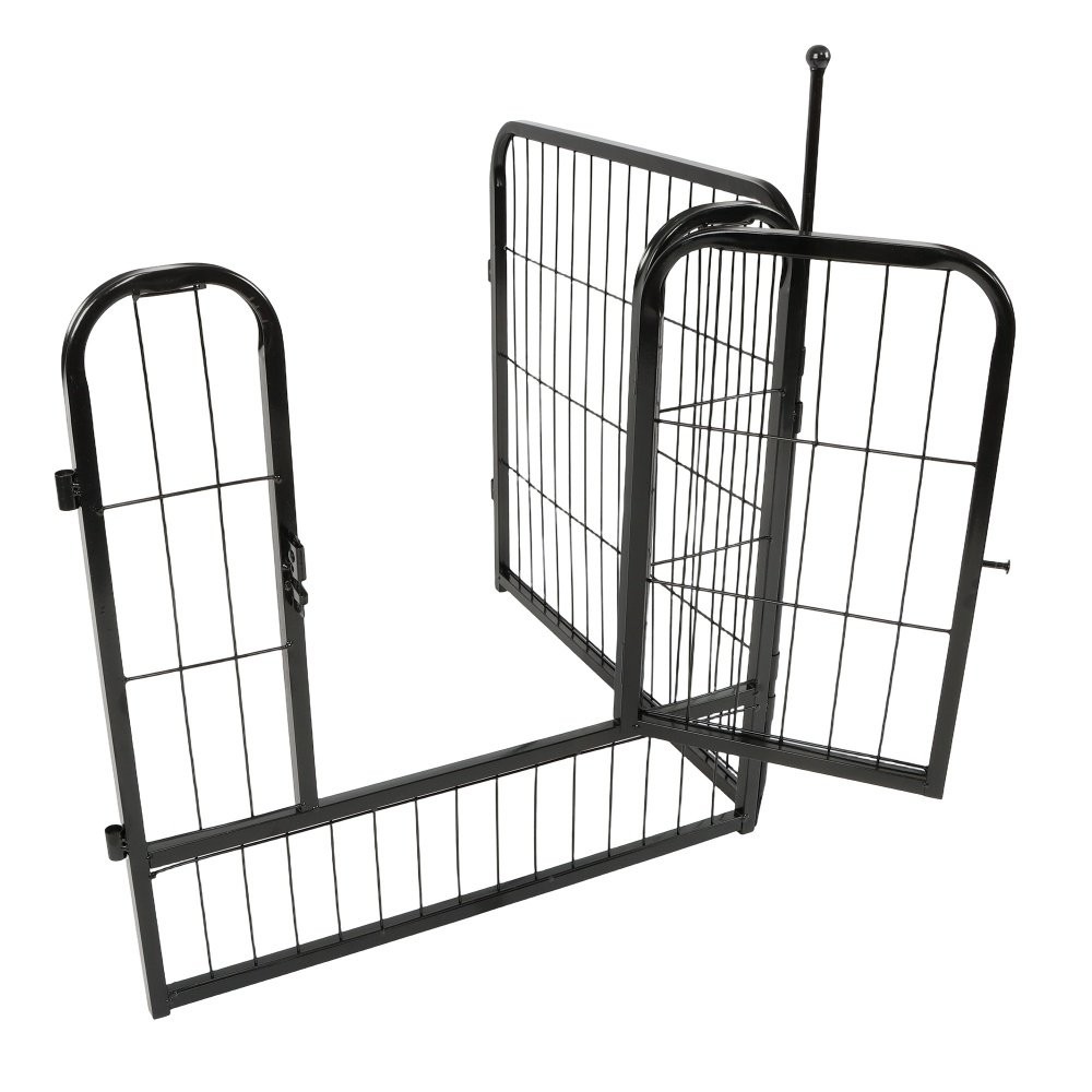 Dog Playpen 24 Inch 16 Panels Heavy Duty Metal Pet Exercise Pen Indoor Outdoor