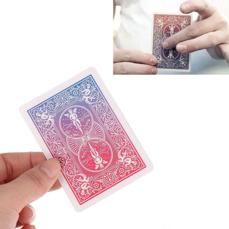 Magic Trick Color Changing Card Close Up Magicians Gimmick T12