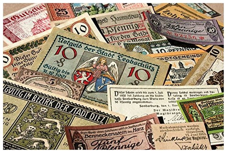 LOT(S) of 10 DIFF HI END NOTGELD BILZ! SALE of VAST COLLECTION! VOLUME DISCOUNTS