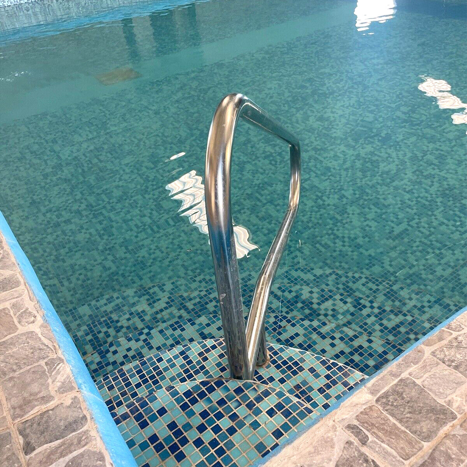 KUAFU Swimming Pool Hand Rail Ladder Handrail Stair Rail 304 Stainless Steel