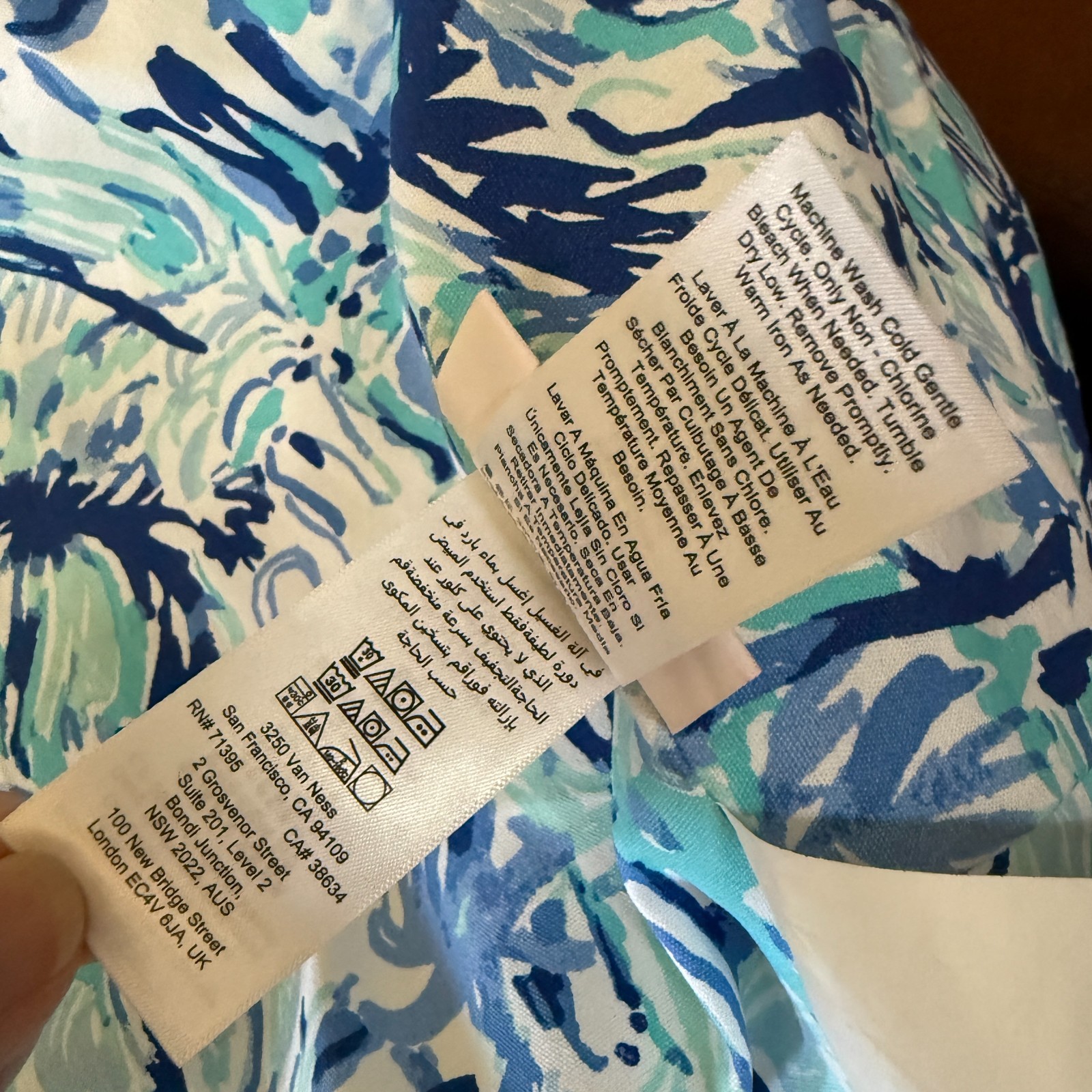 Pottery Barn Lilly Pulitzer Bean Bag Chair Elephant Appeal Slipcover with Insert