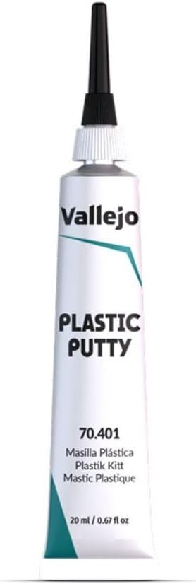 Vallejo Plastic Putty 20ml - 2 Pack | White Model Filler | Smooth Opaque Finish