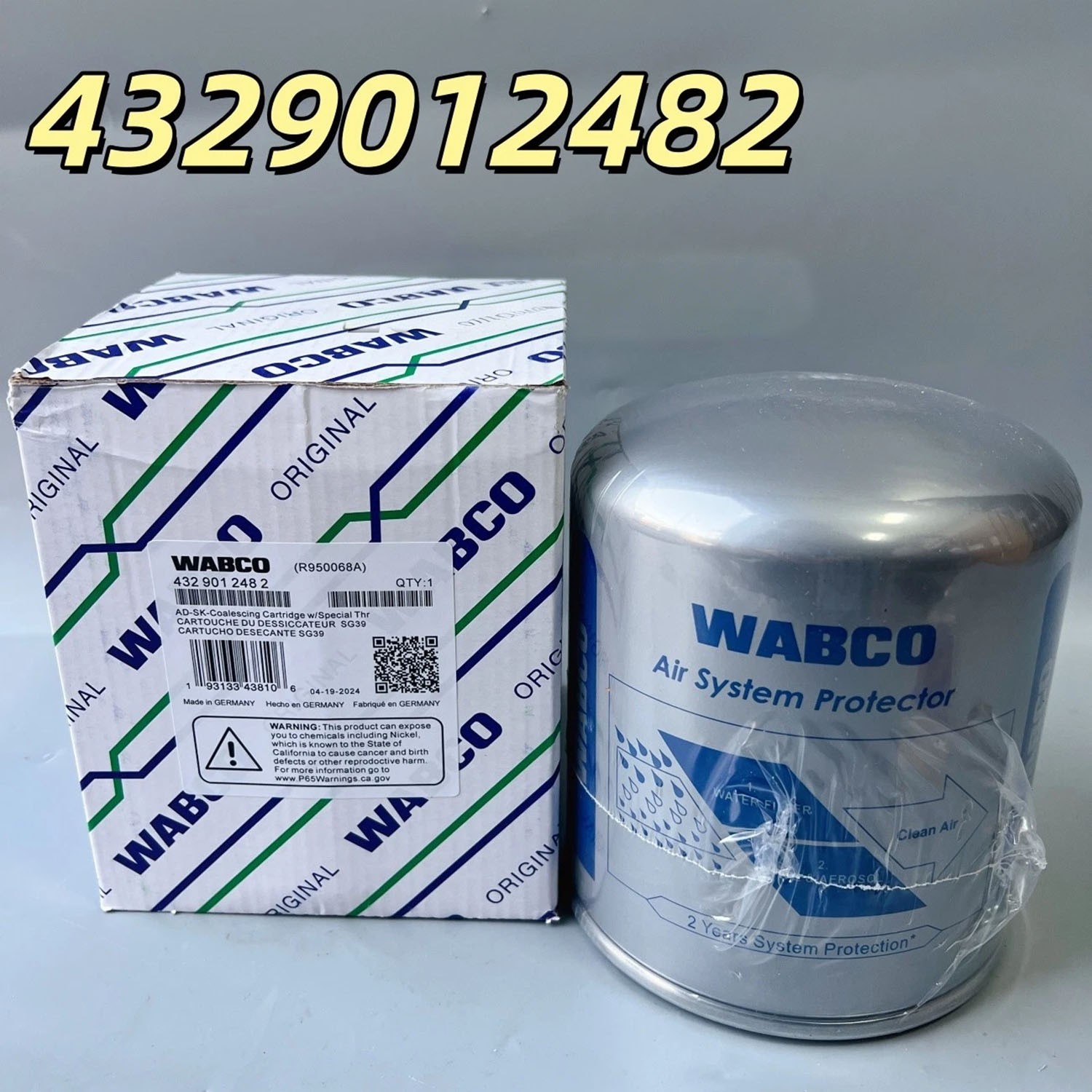 WABCO System Saver 1200 Series Air Dryer Cartridge R950068A 4329012482 R950068A