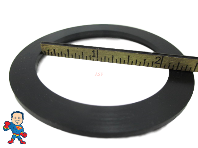 Hot Tub Spa 2" Heater or Pump Union Gasket Combo (1) 2 1/2" Lip & (1) 2 5/8" Lip