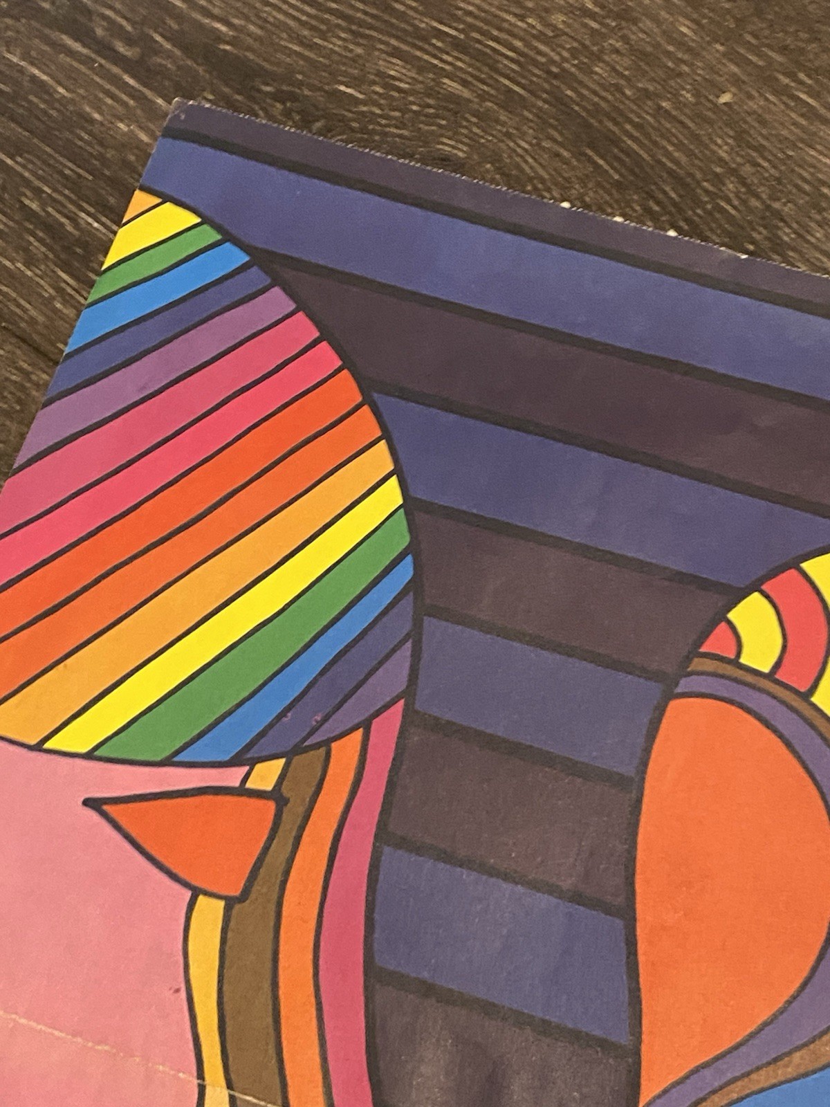 VINTAGE ELECTRIC LAST MINUTE POSTER PSYCHEDELIC JANIS JOPLIN EYE MAGAZINE PARKER