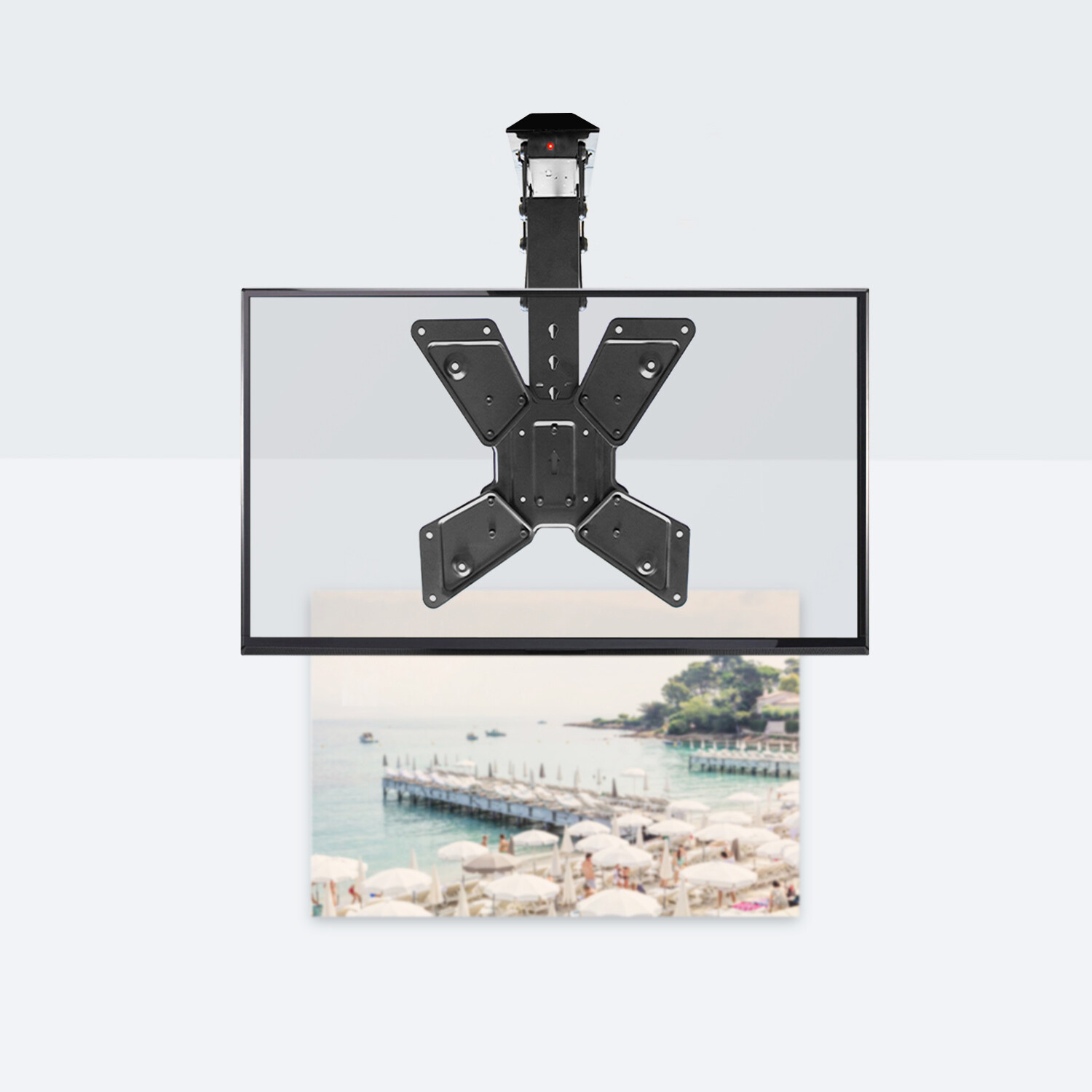 Electric Motorized Flip Down Pitched Roof Ceiling TV Mount for 23" to 55" Screen