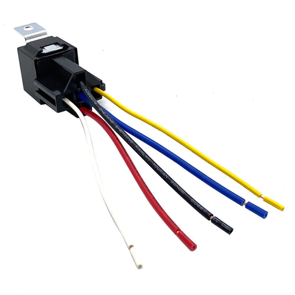 5- 25Pack 12V 30/40 Amp 5-Pin SPDT Automotive Relay with Wires & Harness Socket