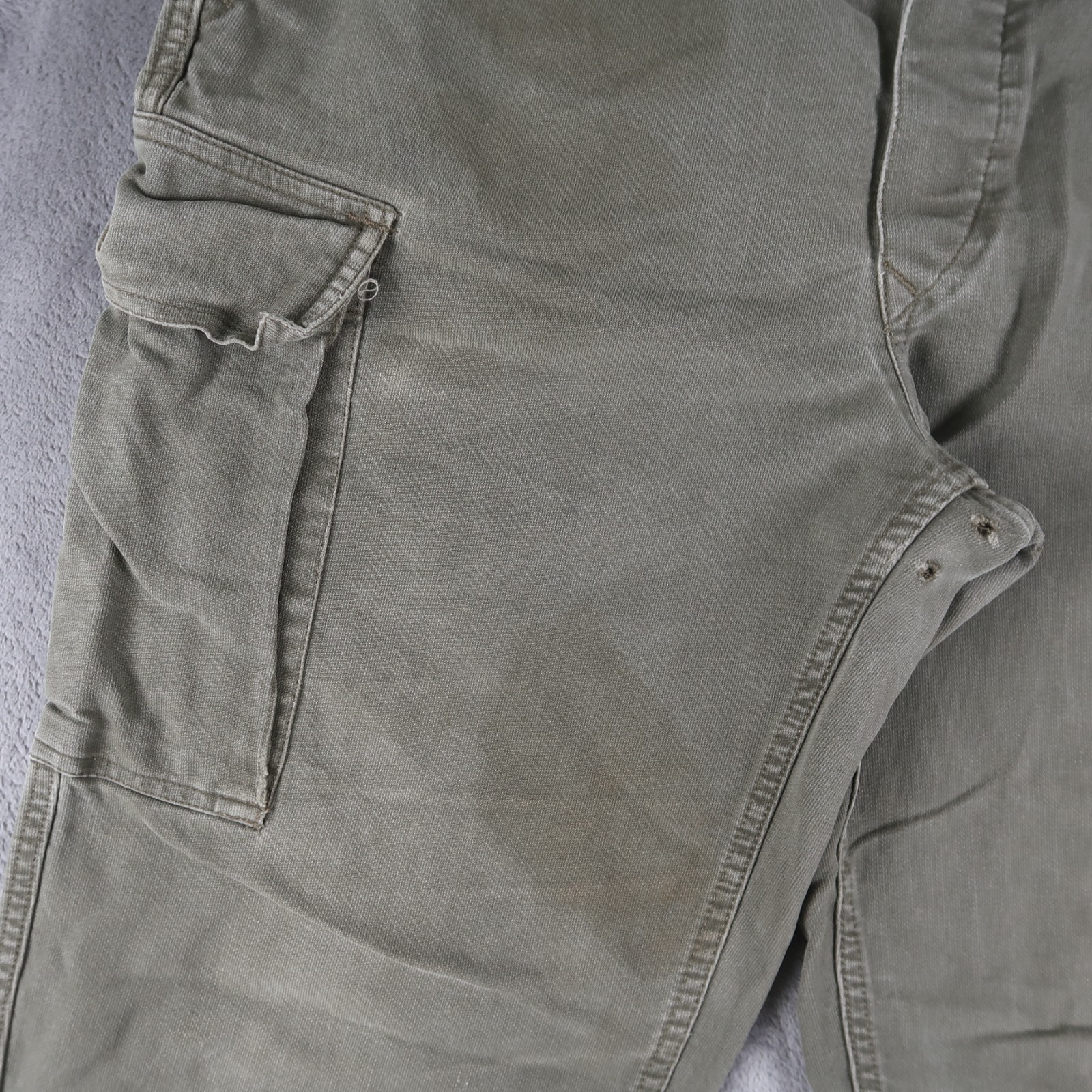 Vtg 90s Marquardt & Schulz German Military Green Combat Cargo Pants 32.5x27.5