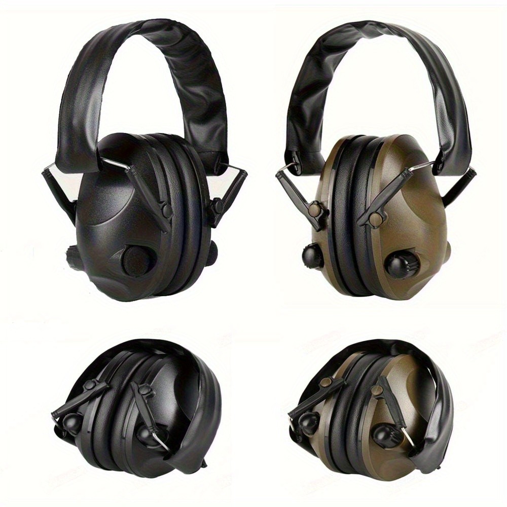 Earmuff Hearing Protection w/ Low Profile Passive Folding Design Shooting Range