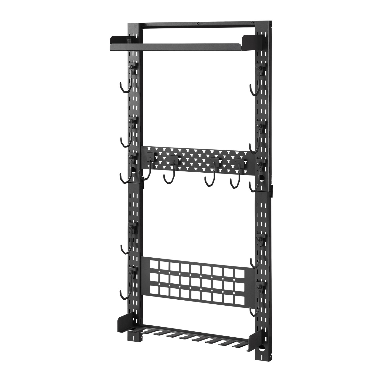 Uimoso Steel Wall Mount Gun Rack for Rifles, Shotguns, and Tactical Gear Storage
