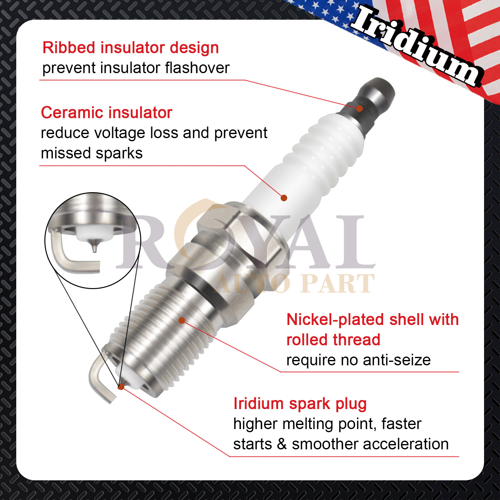 Motorcraft Spark Plugs SP493 Ignition Coils For Ford Lincoln Mercury DG508 4.6L