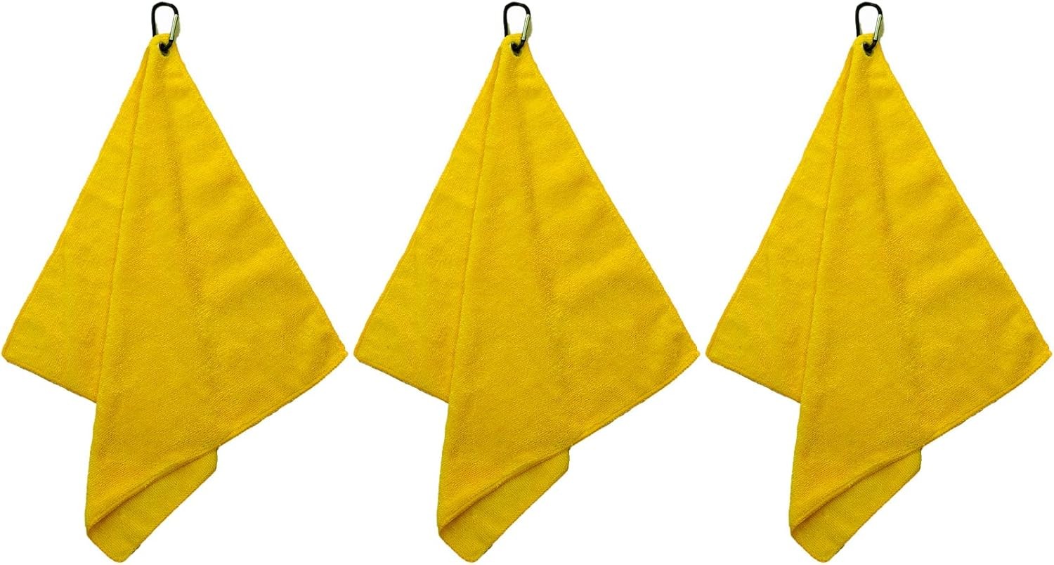 Microfiber Hiking Towels with Clip, Comfortable Cleaning of Sweat Skin or Hiking