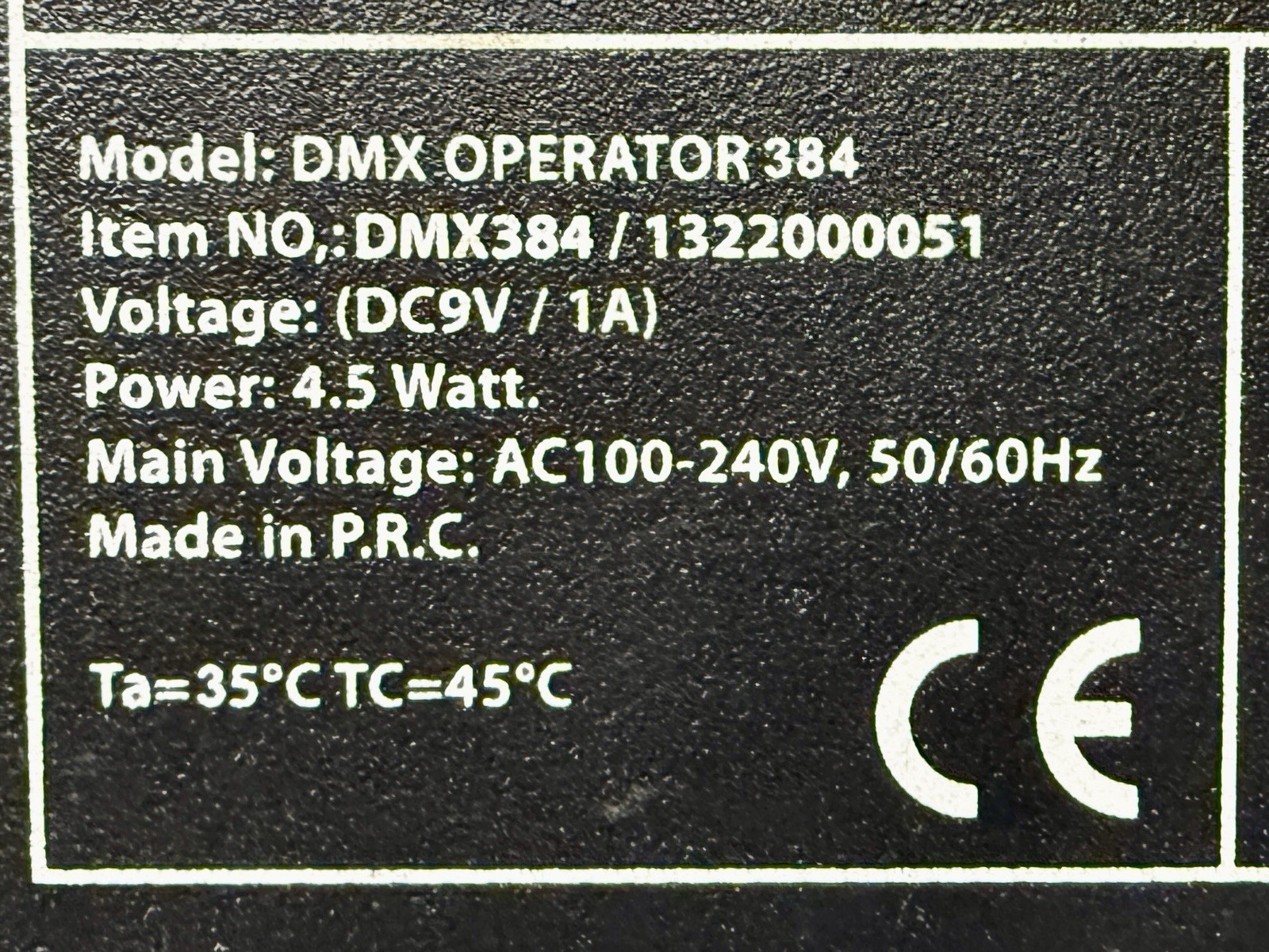 ADJ DMX Operator 384 Lighting Controller Stage DJ DMX Console 12 Fixture Control