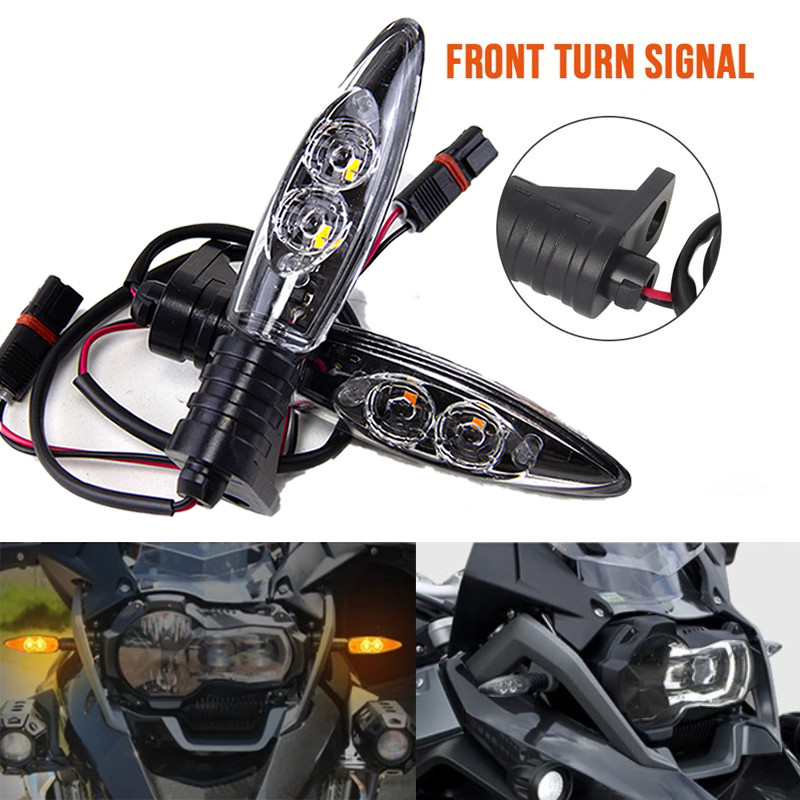 4PC For BMW F700GS F800GT HP4 R1200GS LED Front Turn Signal Indicator Lights EXV
