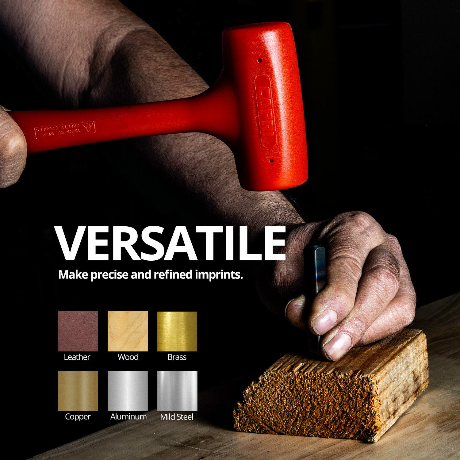 Capri Tools Professional Letter and Number Stamp Set