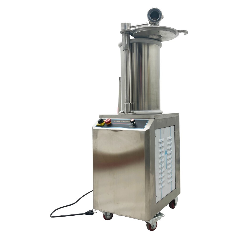 Hydraulic Sausage Stuffers 110V 26L Automatic Vertical Sausage Maker w/3 Stuffer