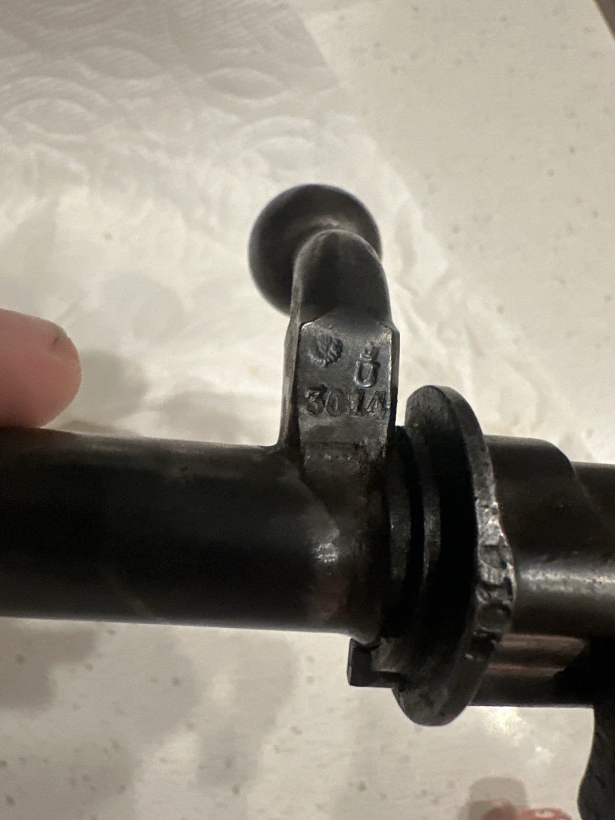 WWI Imperial German Gewehr 98 Matching Bolt – Serial 3014 – Crown/U