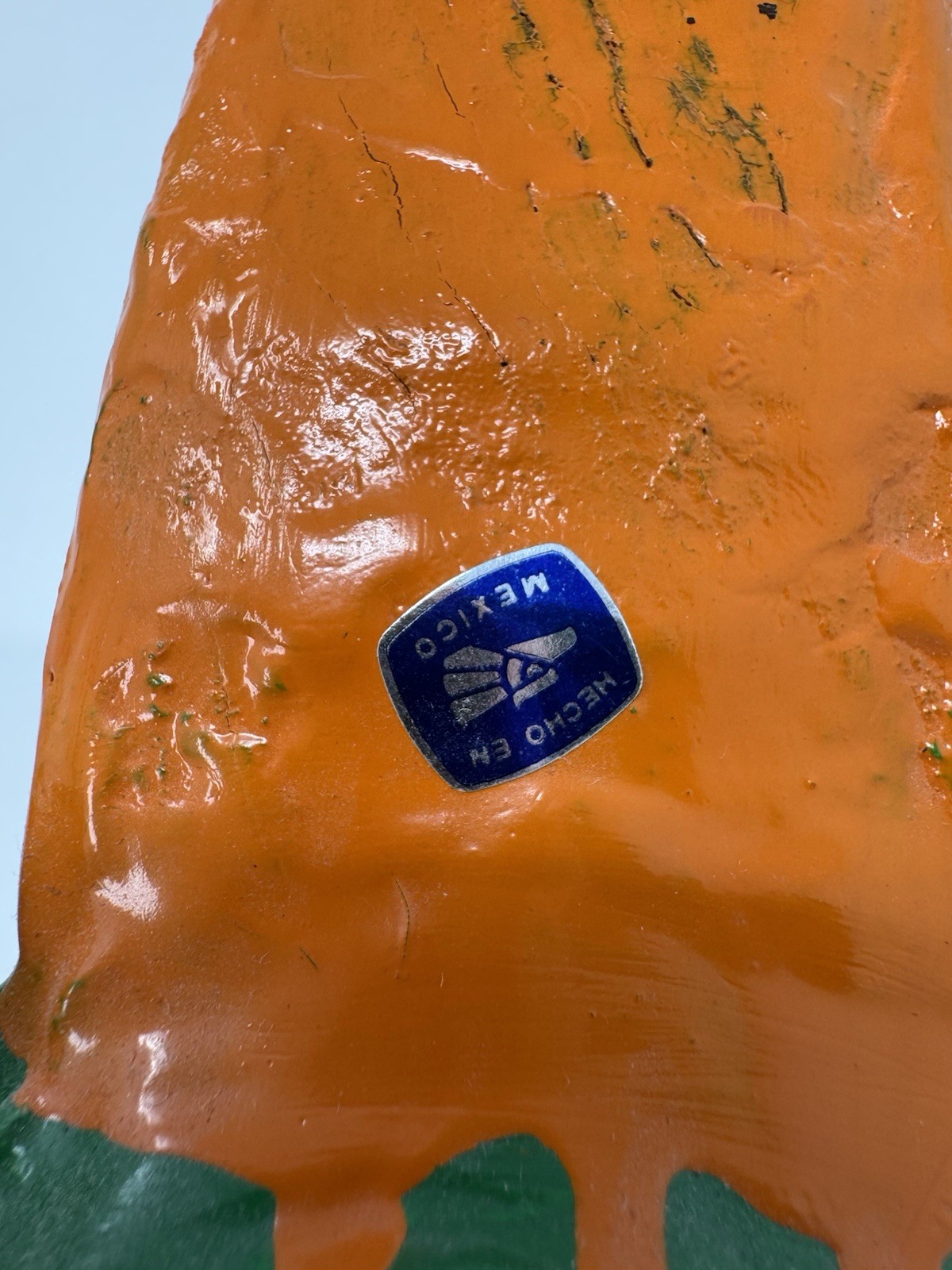 Vtg. Mexican Folk Art Coconut Wall Hanging Mask Decor (B-689)