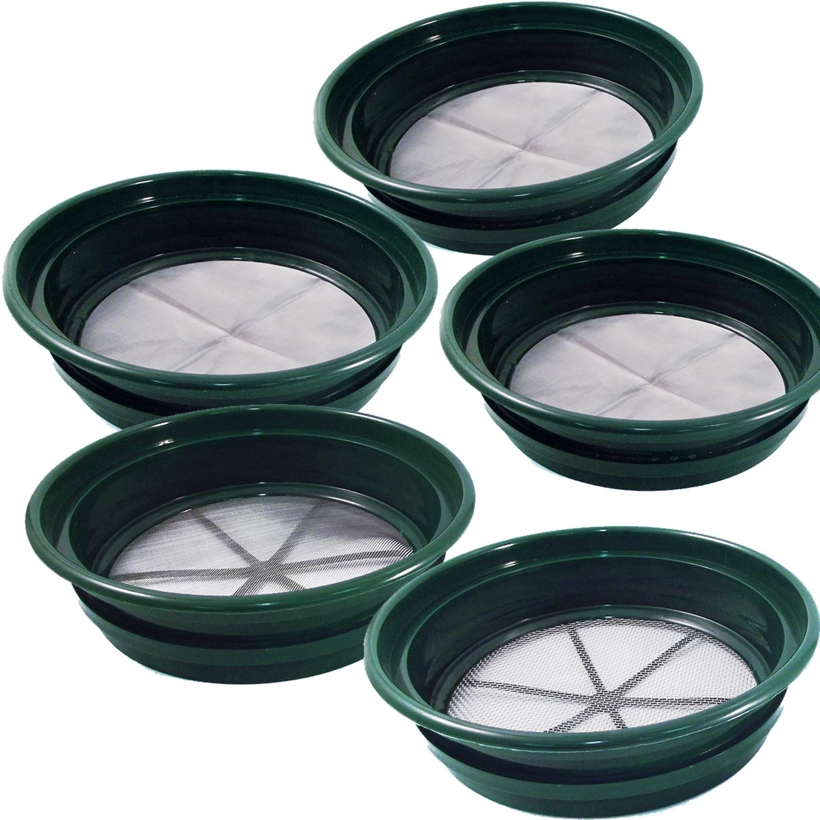 ASR Outdoor 5pc Gold Panning Classifier Screen Set for Prospecting