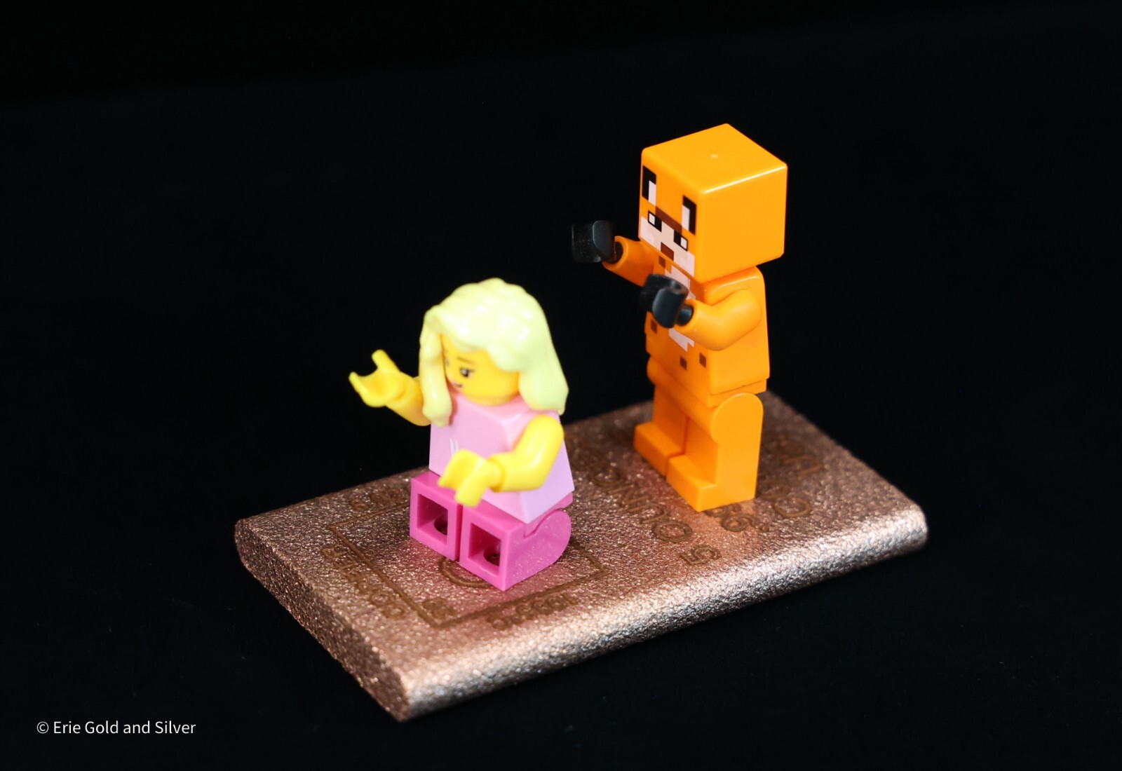 5 oz Copper Bar Element Design Made in USA | Rectangle Ingot Copper Bullion CU