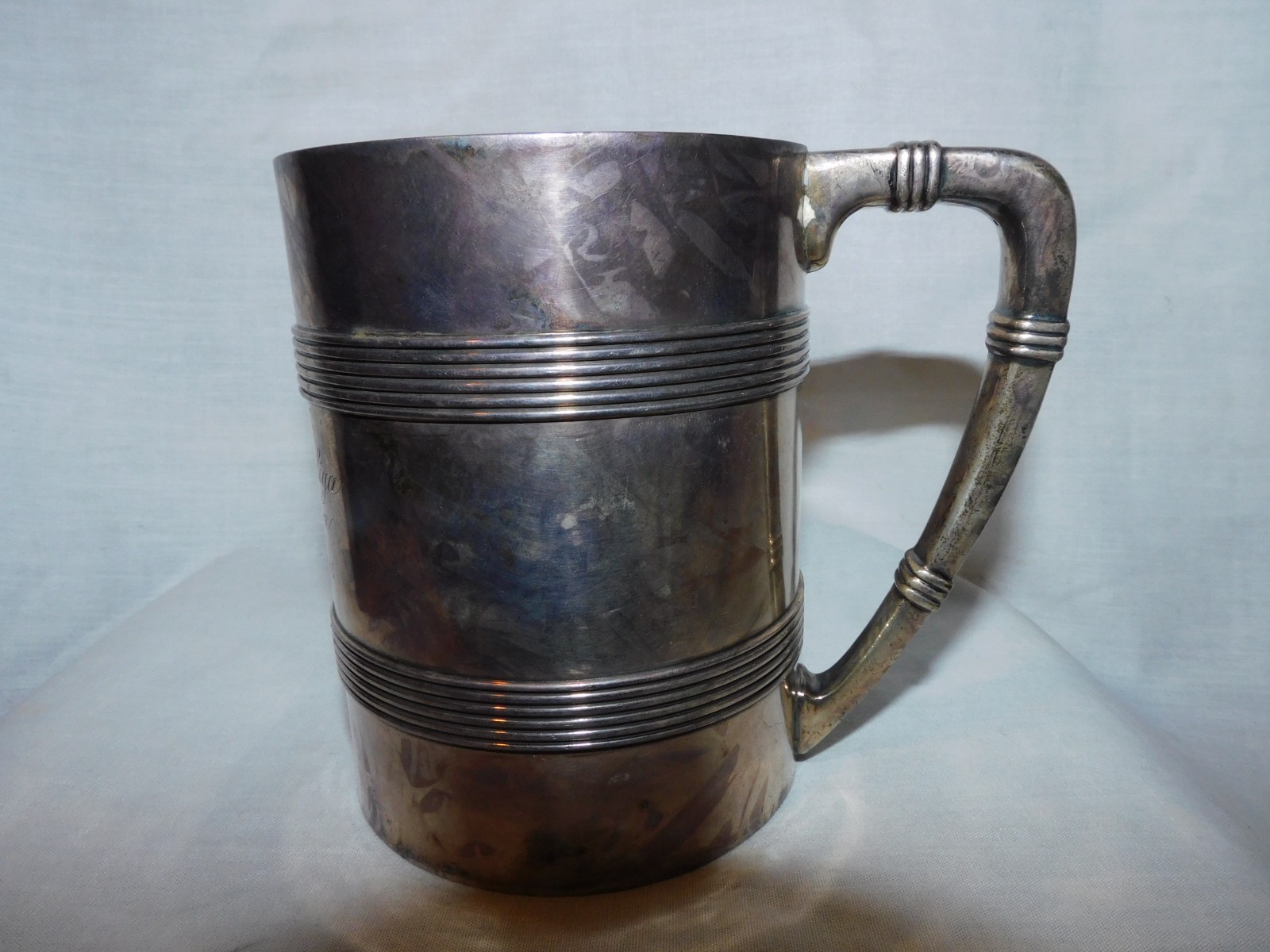 ANTIQUE TIFFANY & CO. STERLING MUG - 100% ORIGINAL - 246.5 GRAMS