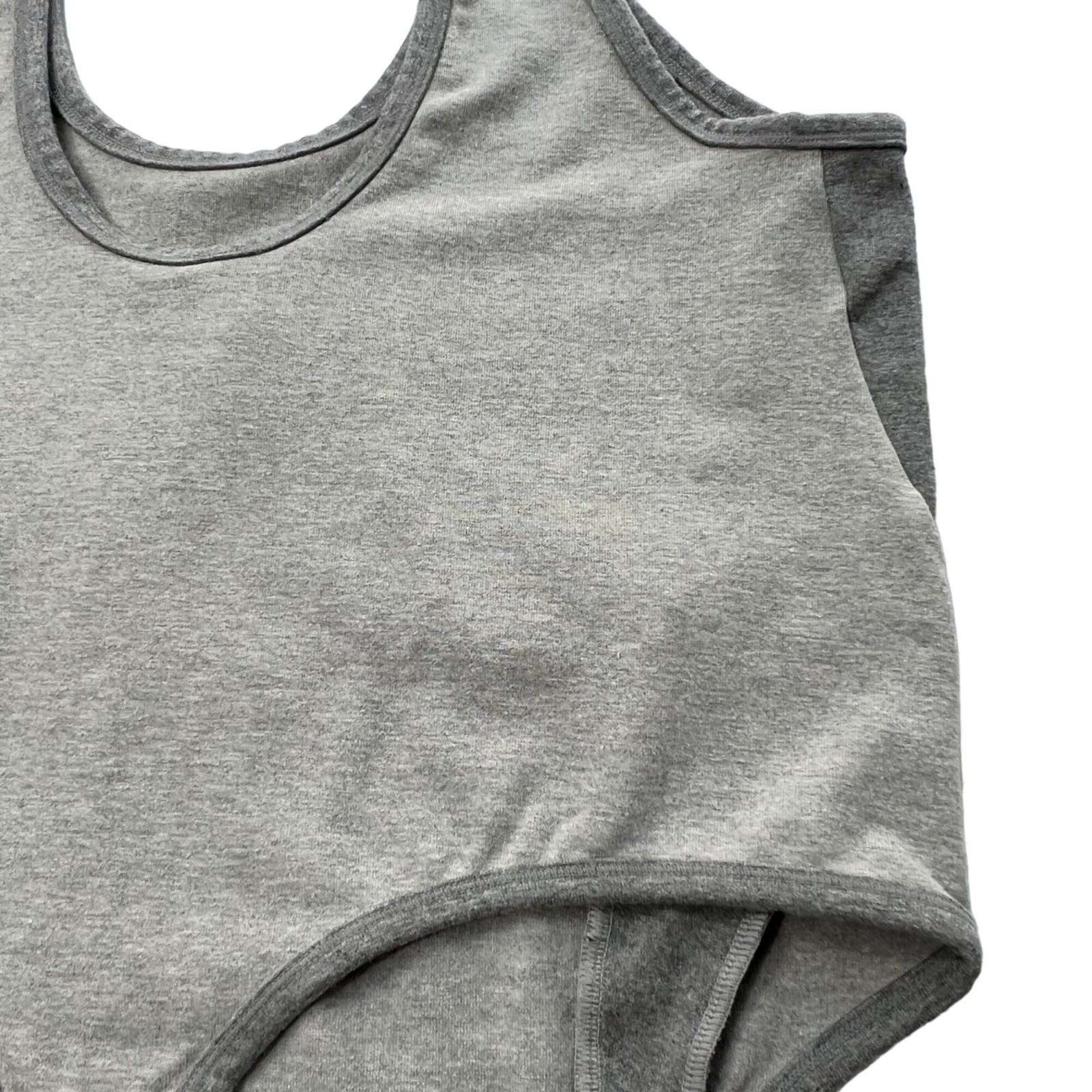 SKIMS Outdoor Tank Bodysuit Heather Gray Womens 3XL