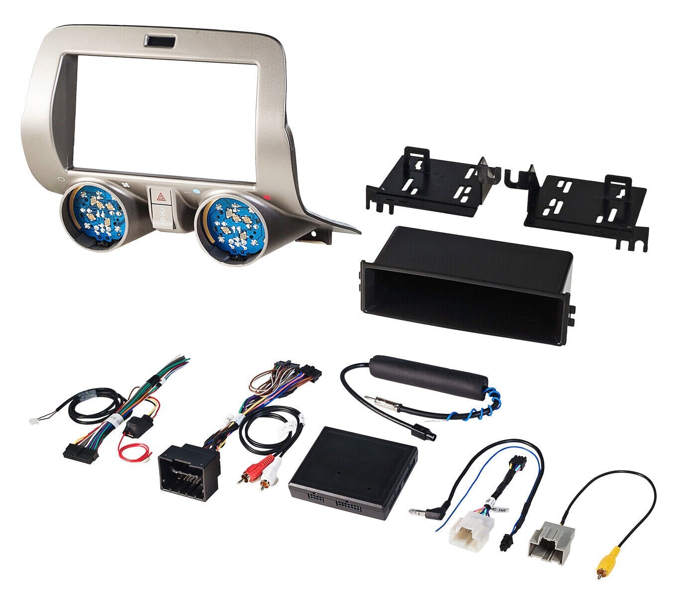 PAC RPK5-GM4101 / S-DIN or D-DIN CAR RADIO DASH KIT FOR 2010-2015 CHEVY CAMARO