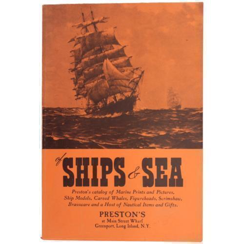 PRESTON'S MARINE PRINTS & NAUTICAL ITEMS ADVERTISING SALES CATALOG VINTAGE ART