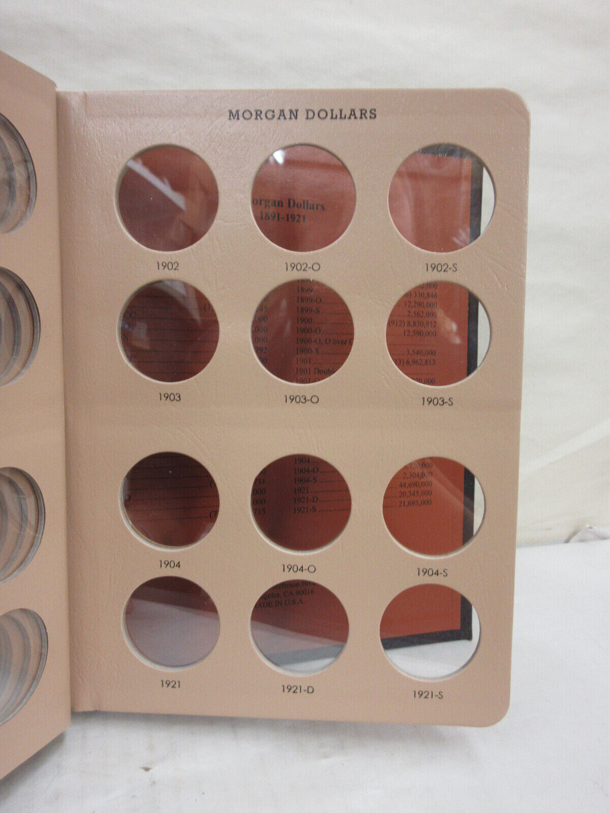 2 NEW Dansco Coin Albums #7178 & 7179 Morgan Dollars Complete Set 1878-1921