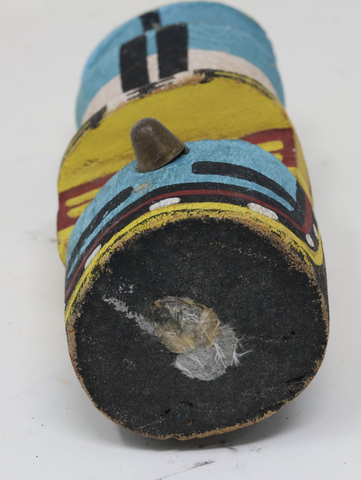 Four Antique Hopi Kachina Dolls Pueblo Indian Painted Wood Carved Sculptures VTG