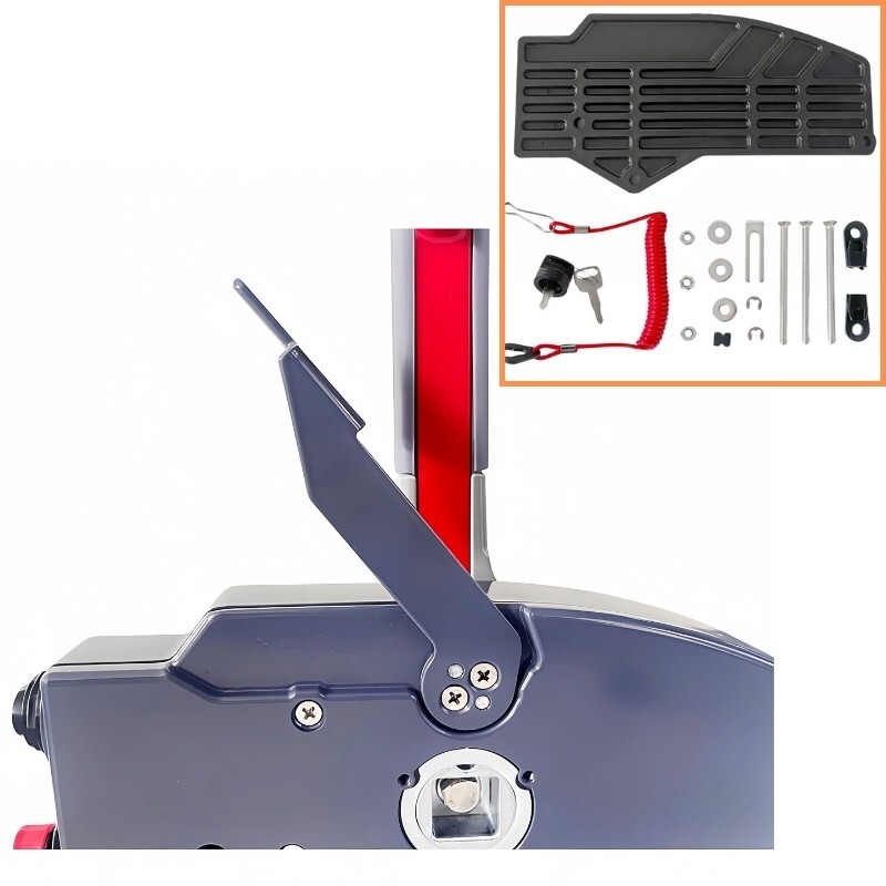 703 Side Mount Control Box For Yamaha Pull to Open with Choke, 10 Pin Harness