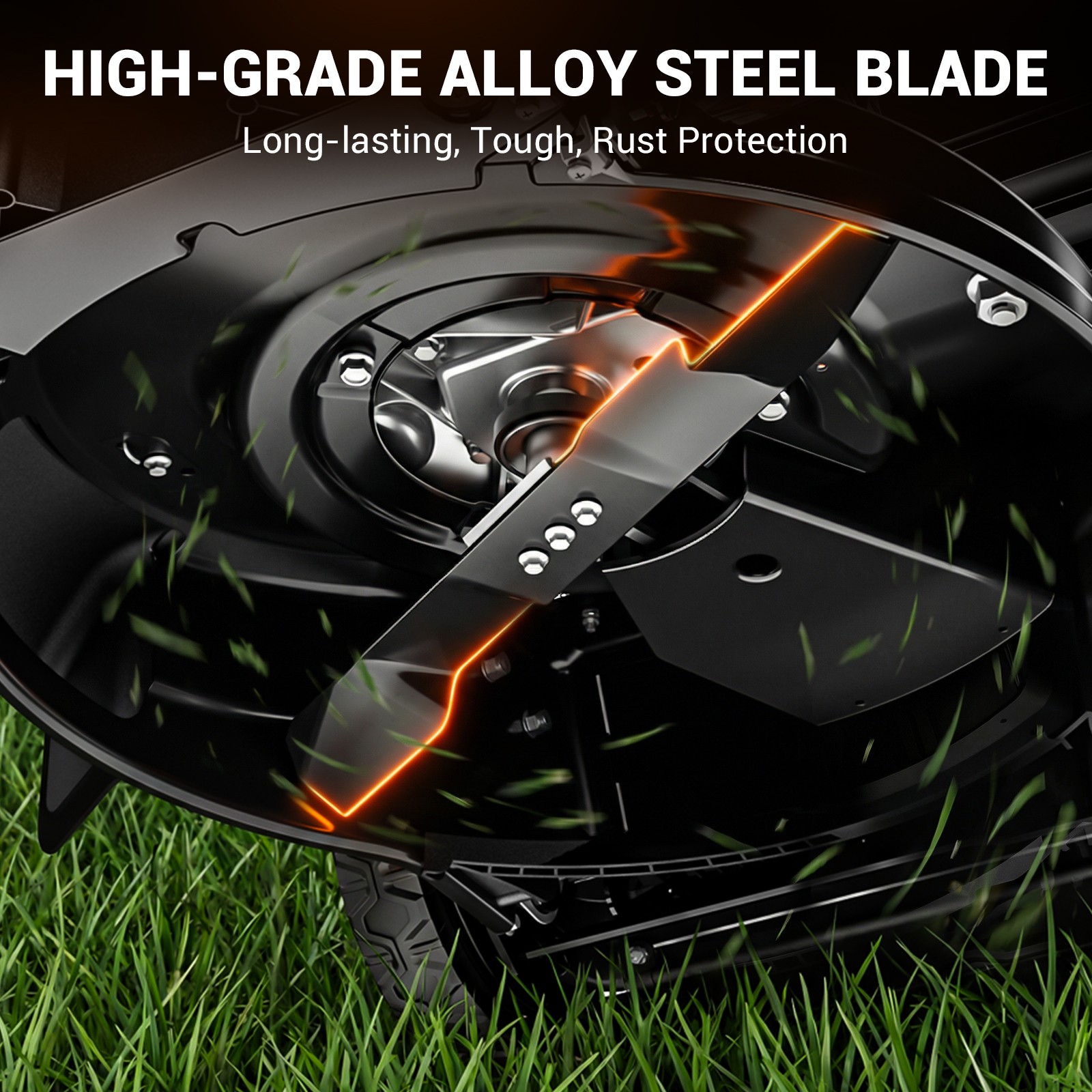 Mutaomay 21in Self Propelled Gas Lawn Mower 3-In-1,170cc , 7 Position Height New