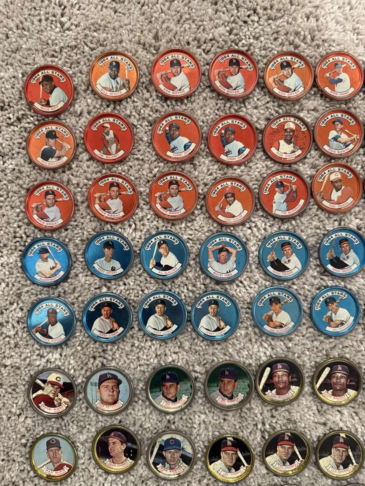 1964 Topps Baseball Coins