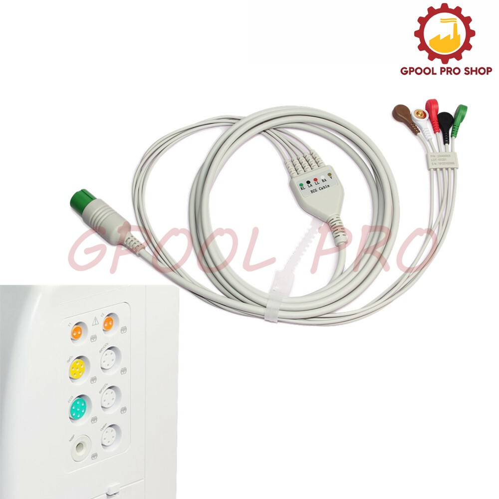 For CONTEC Patient Monitor CMS8000 ECG Cable NIBP Cuff Spo2 Sensor TEMP Probe