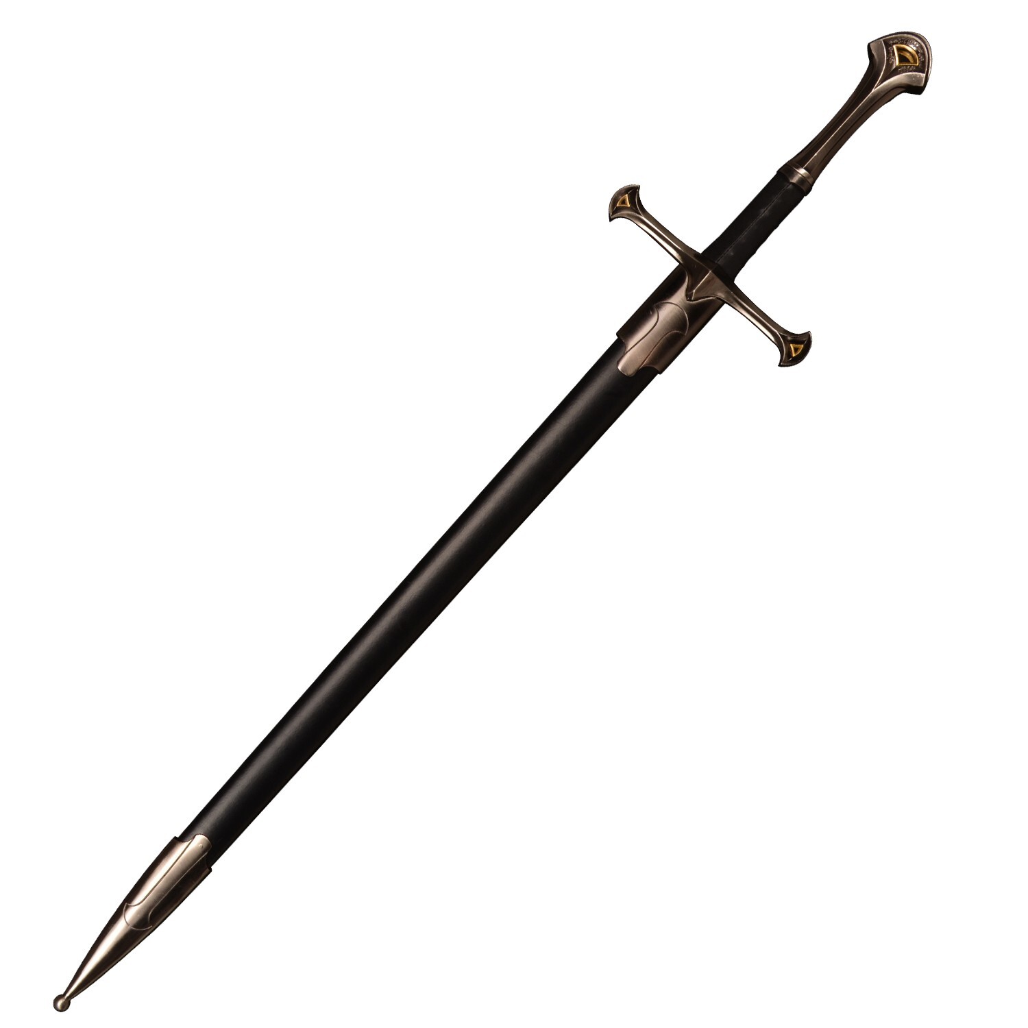 [OPEN BOX]41" Medieval Stainless Steel Elendil Sword lord Aragon Western Knight