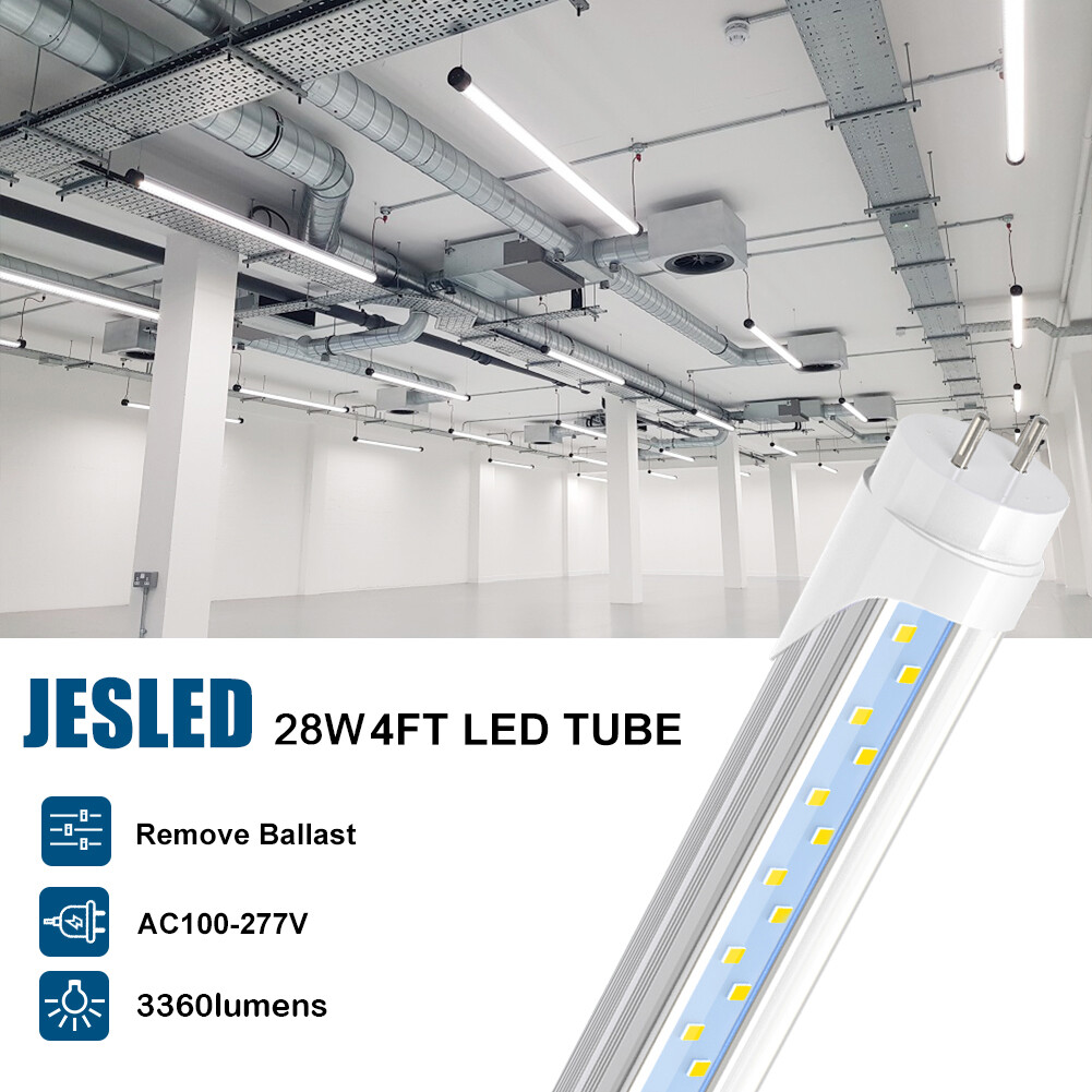 T8 4FT LED Tube Light Bulb 22W 28W 60W G13 4 Foot LED Shop Light 4000K~6000K
