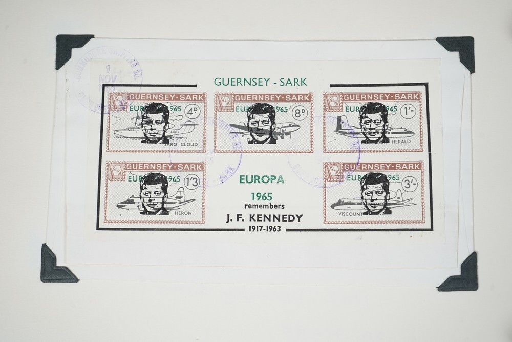BRITISH ISLES SPECIALIZED 1960s JFK CINDERELLAS 250+ STAMPS & 50+ COVERS