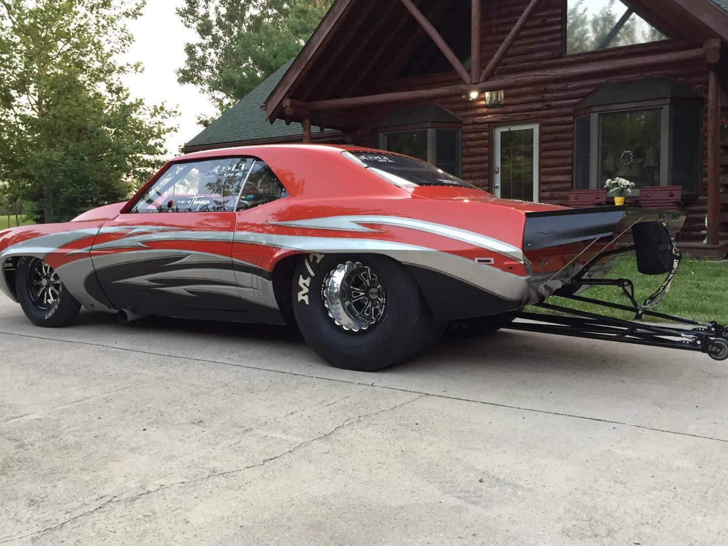 Chevy Camaro 67-68 Aluminum Pro Street wing, Polish, Black, Brushed, Satin