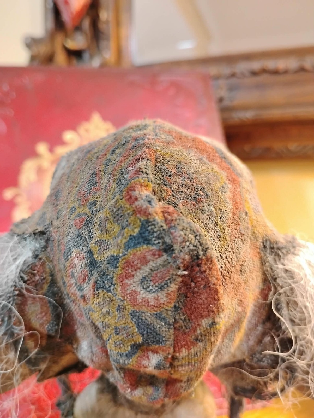 Goblin Mummified Severed Head Handmade Sculpture by Spanish Artist Moise Espina