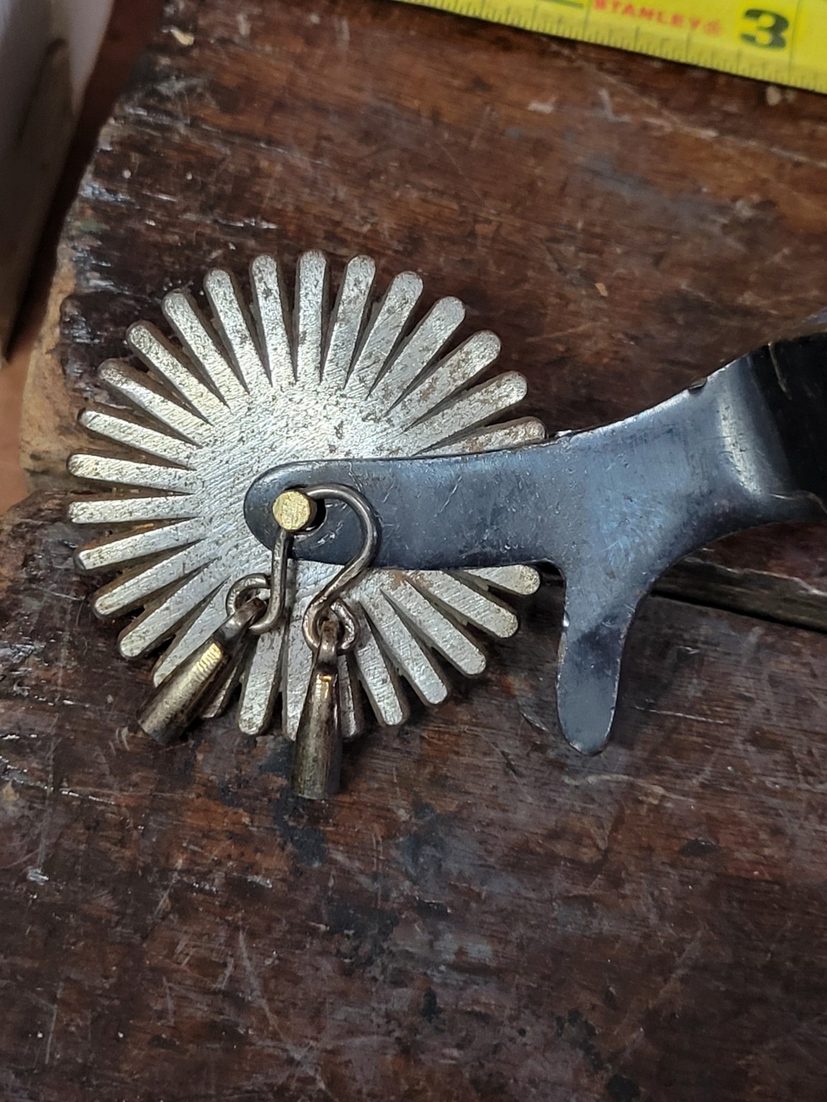 Vintage Western Spurs With Leather Strap