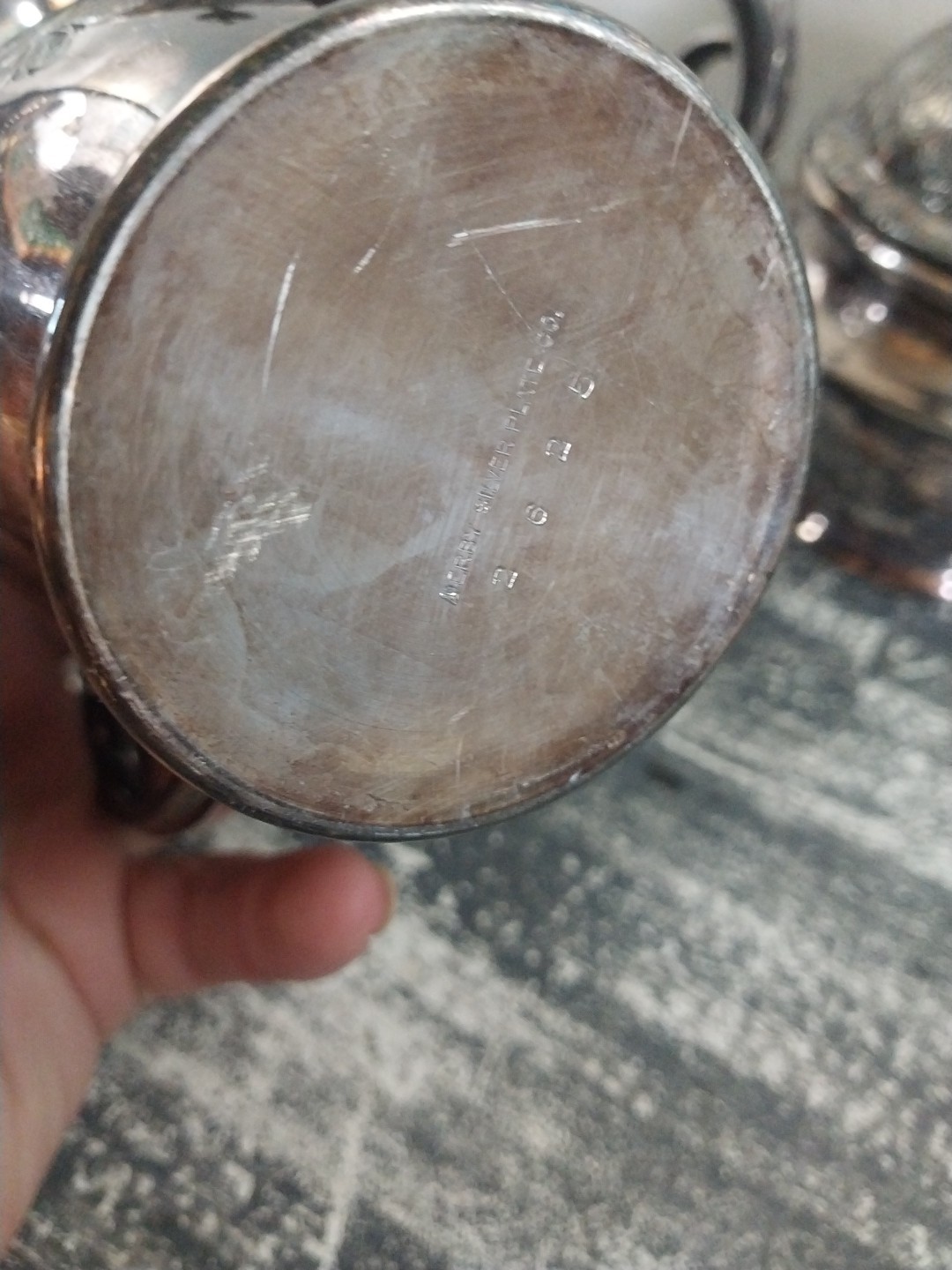 Vintage Derby Silverplate 3 Piece Set 2625