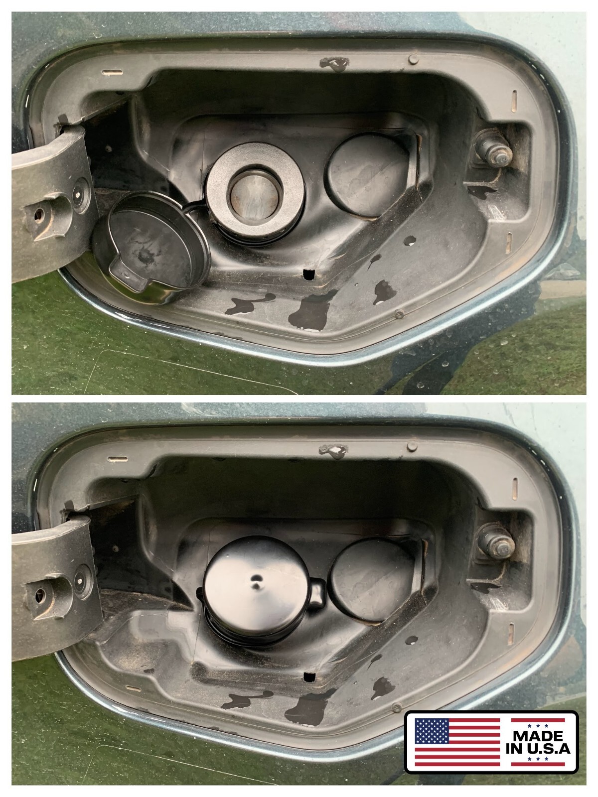 Tethered Capless Fuel Filler Dust Cover for 2017-2025 GMC, CHEVROLET & CADILLAC