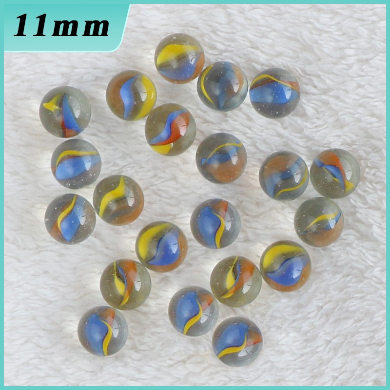 11mm Glass Marbles Glass Beads Vase Fish Tank Decoration Kids Toy Game DIY Craft