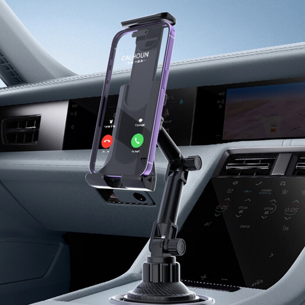 Universal Car Mount Car Cup Holder Phone Stand For 4.7-12.9" iPhone iPad Tablet