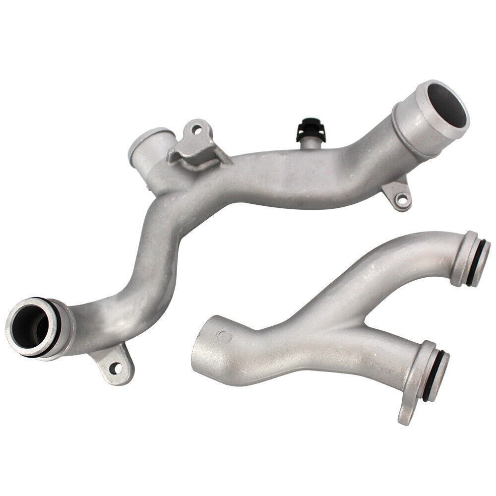 10X Engine Coolant Pipe Upgrade Thermostats Kit For Jaguar Land Rover 3.0L 5.0L