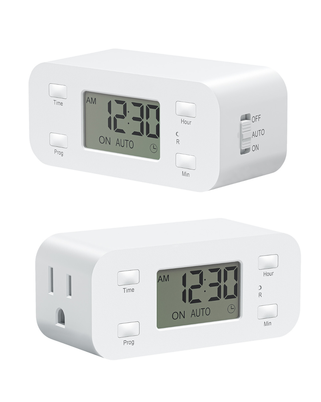 DEWENWILS 2 Pack Digital Timer Outlet 24H Programmable Digital Outlet Timer