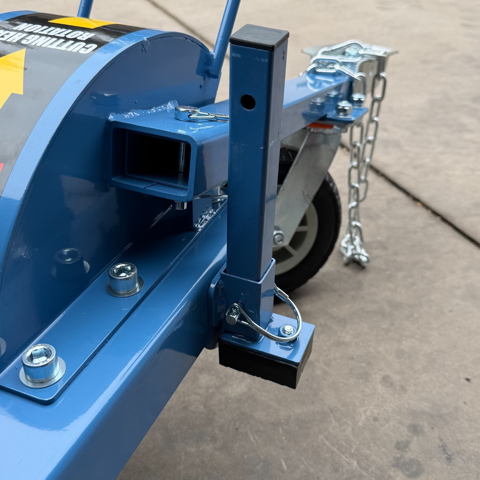 15HP Gas Stump Grinder Electric Start 15'' Cutting Height 10'' Cutting Depth