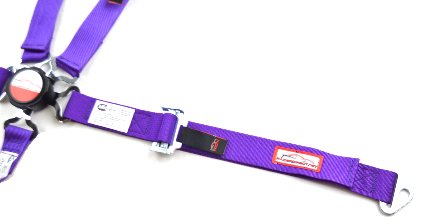 JR DRAGSTER RACE HARNESS PURPLE SFI 16.1 CAM LOCK INDIVIDUAL ROLL BAR MOUNT