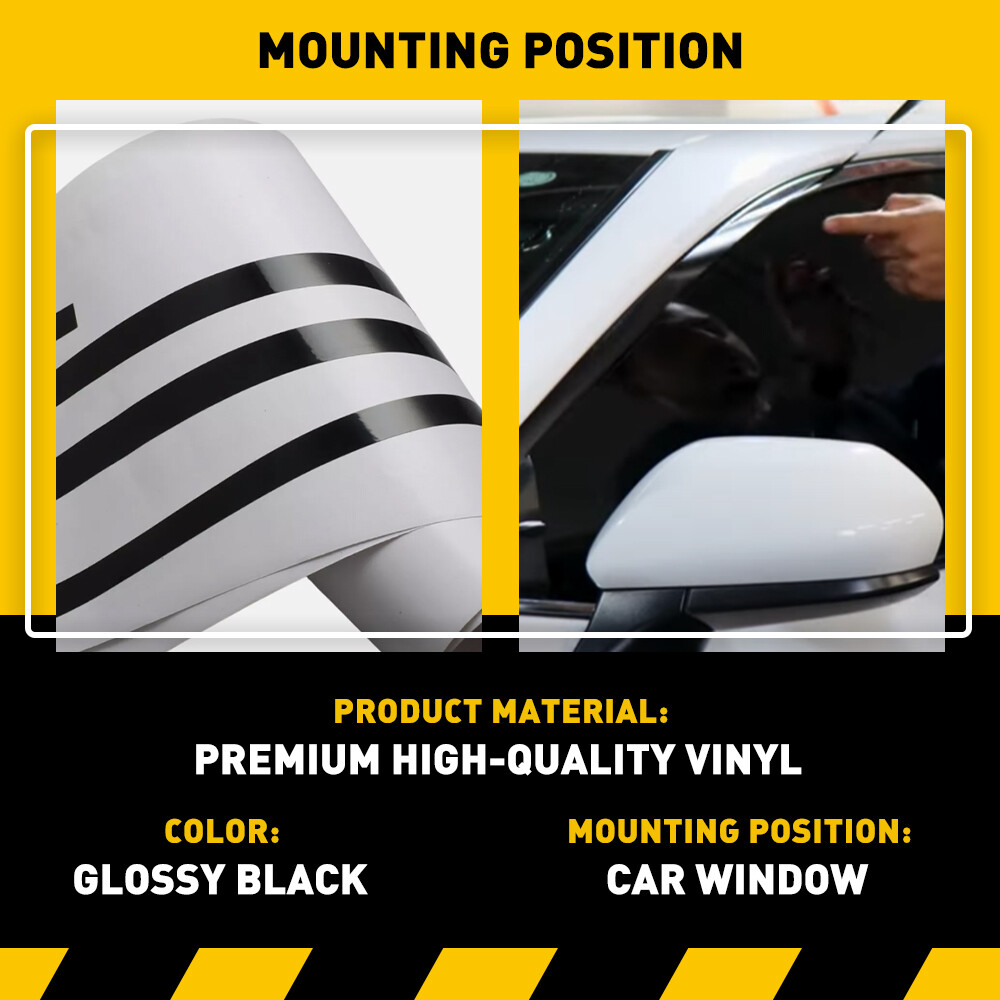 Chrome Delete Blackout Overlay for 2018-24 Toyota Camry Window Trim F